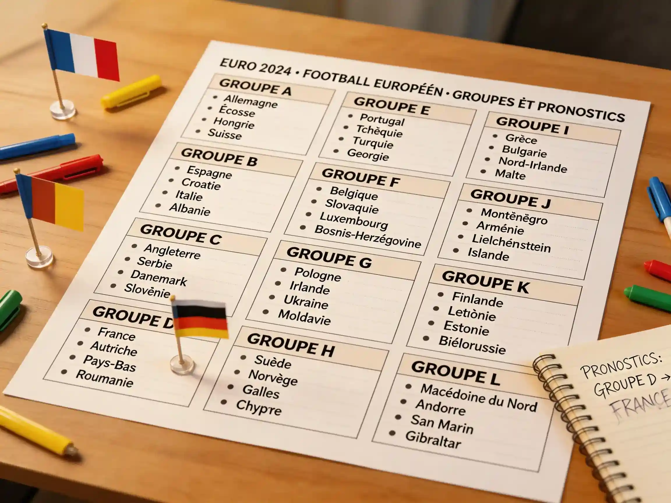 Pronostics et prédictions pour les 12 groupes de la phase de groupes du Mondial 2026