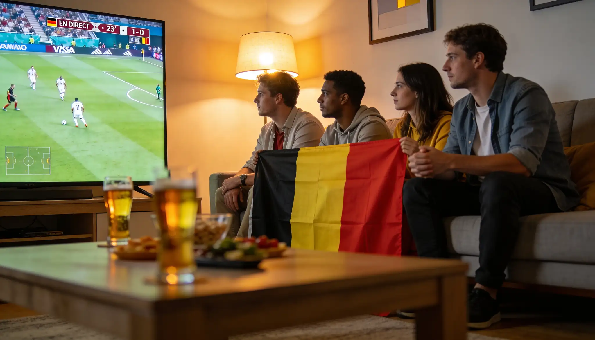 Options pour regarder la Coupe du Monde 2026 en Belgique entre chaines TV streaming et ecrans publics